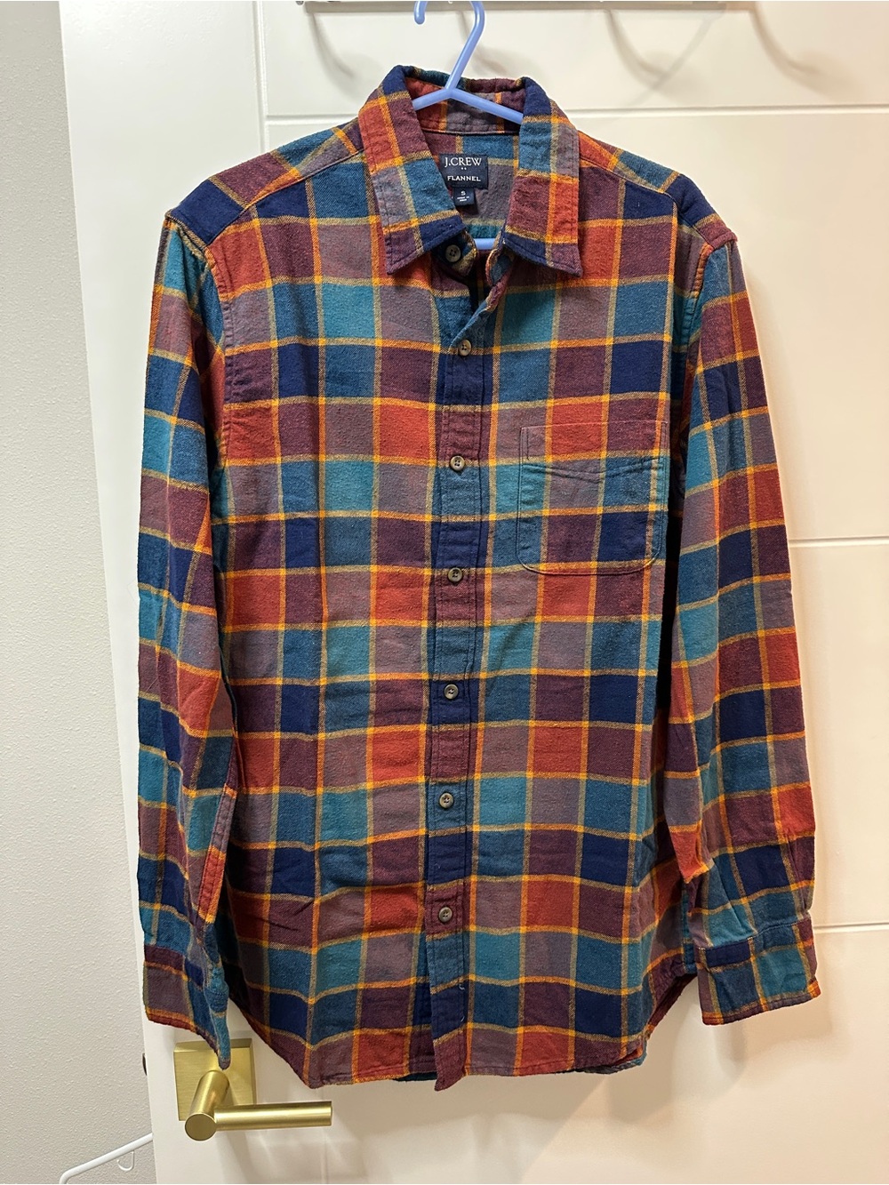 J. Crew Plaid Flannel Button-Down Shirt